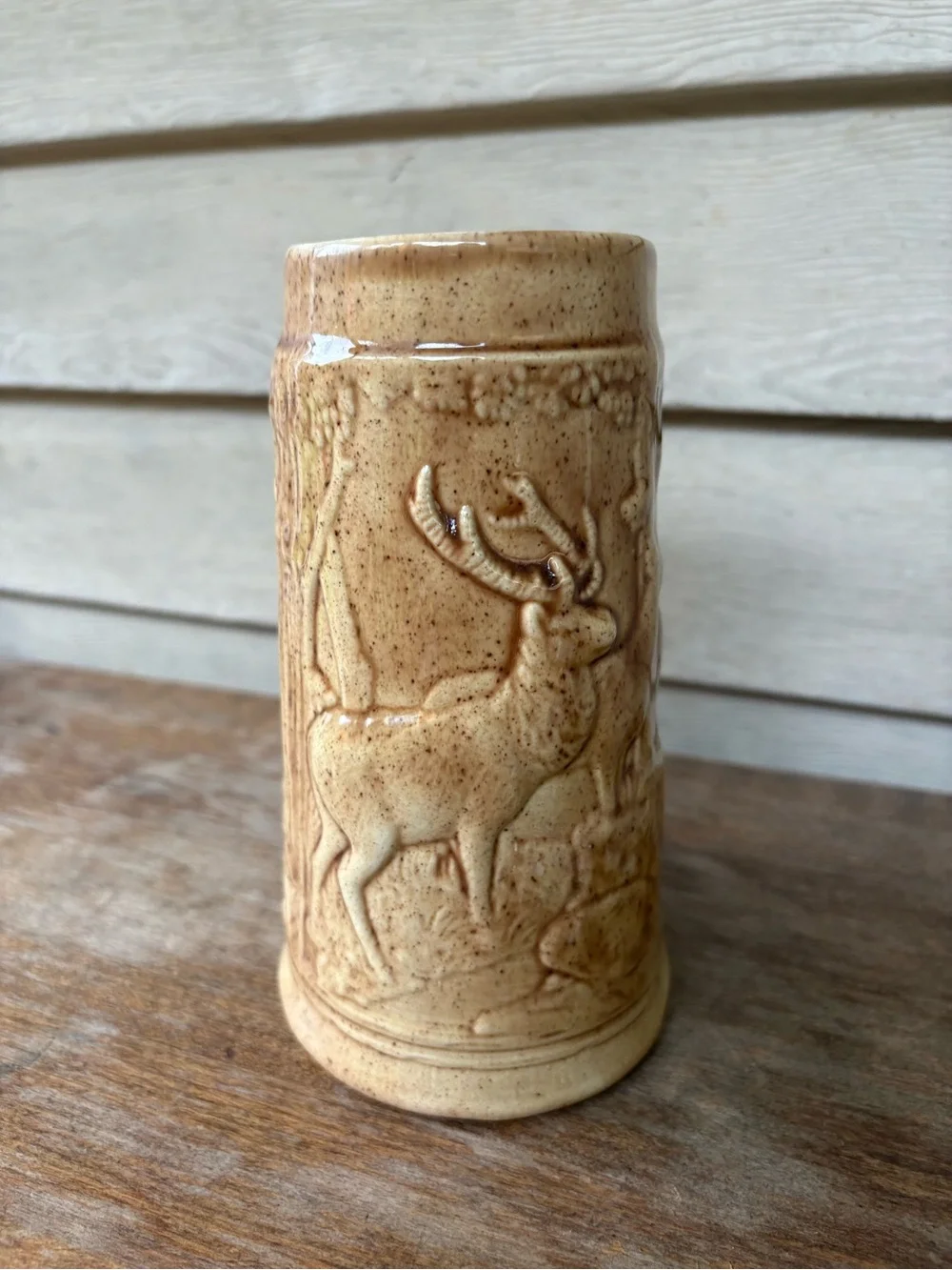 VTG Hull Pottery Alpine Stein (often identified as model H 492) from the 1920s